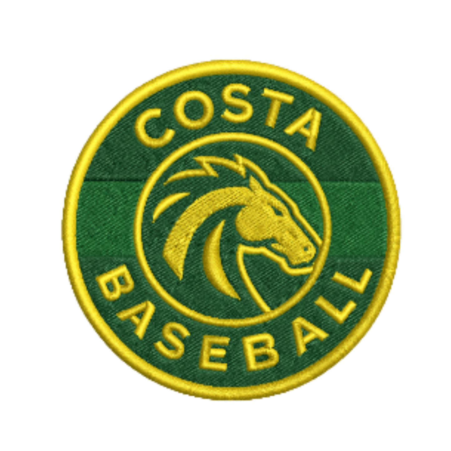 Costa Baseball 3-inch Embroidered Patch