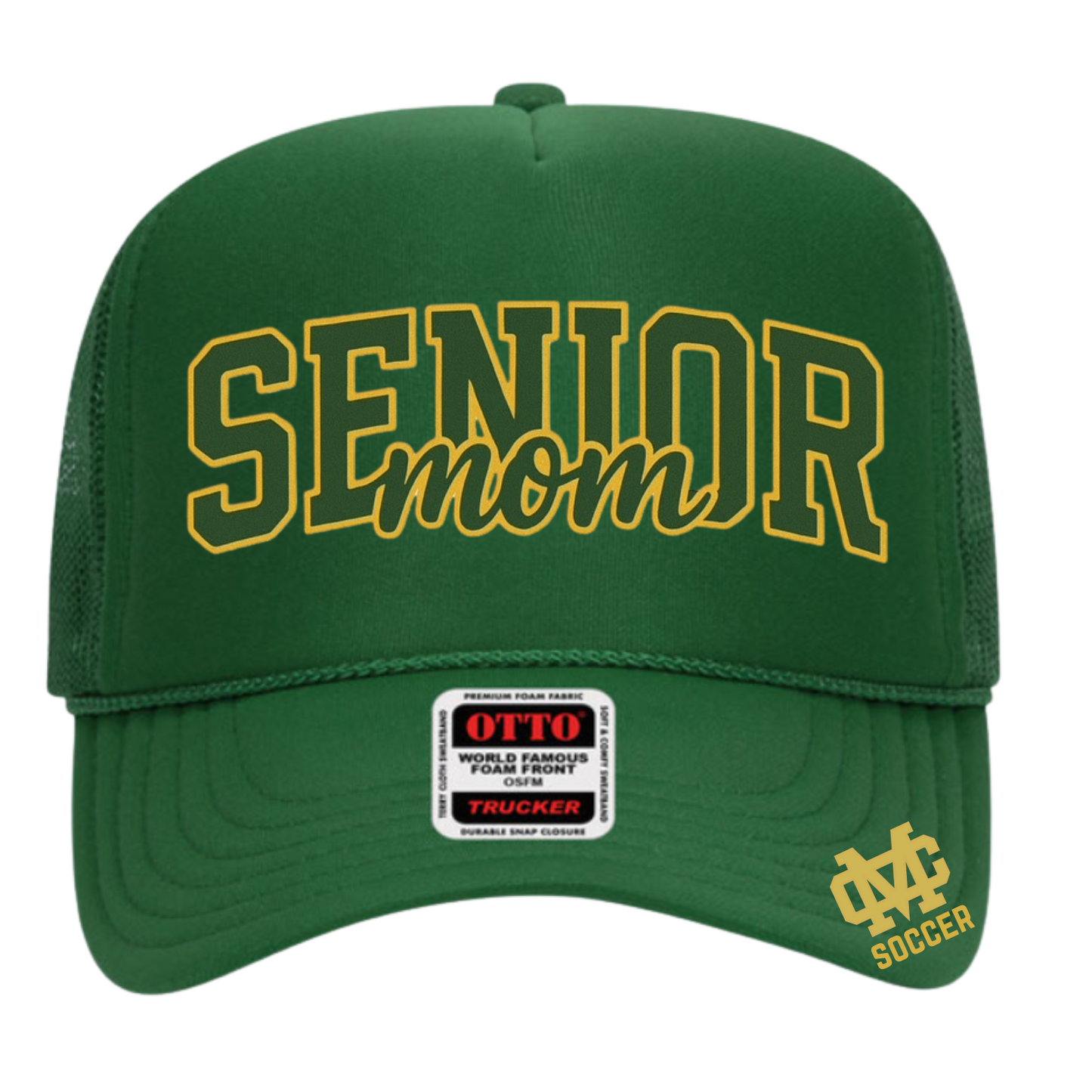 Kelly Green Senior Mom Trucker Hat - Costa Soccer