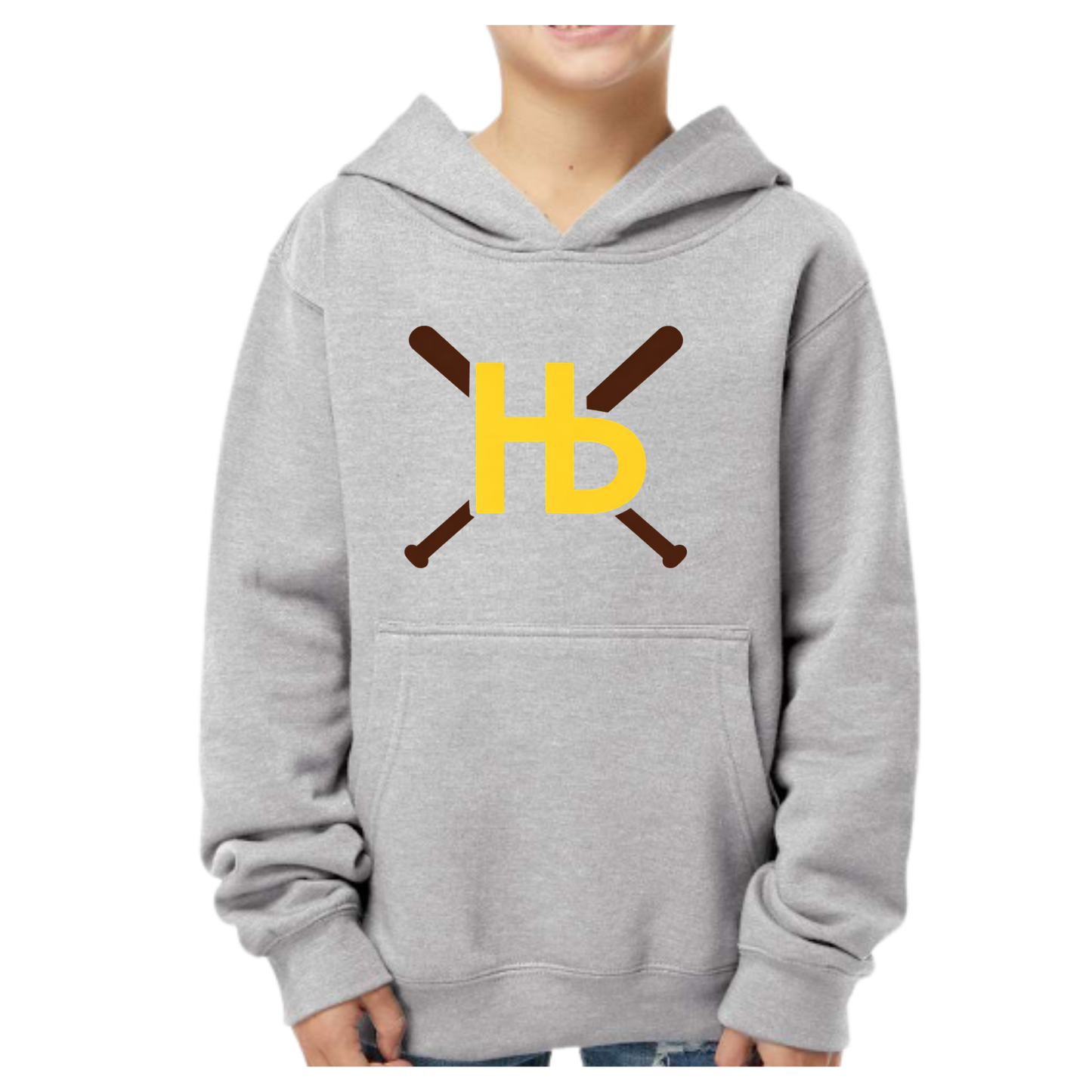 HBLL Youth Unisex Hoodie (Gray)