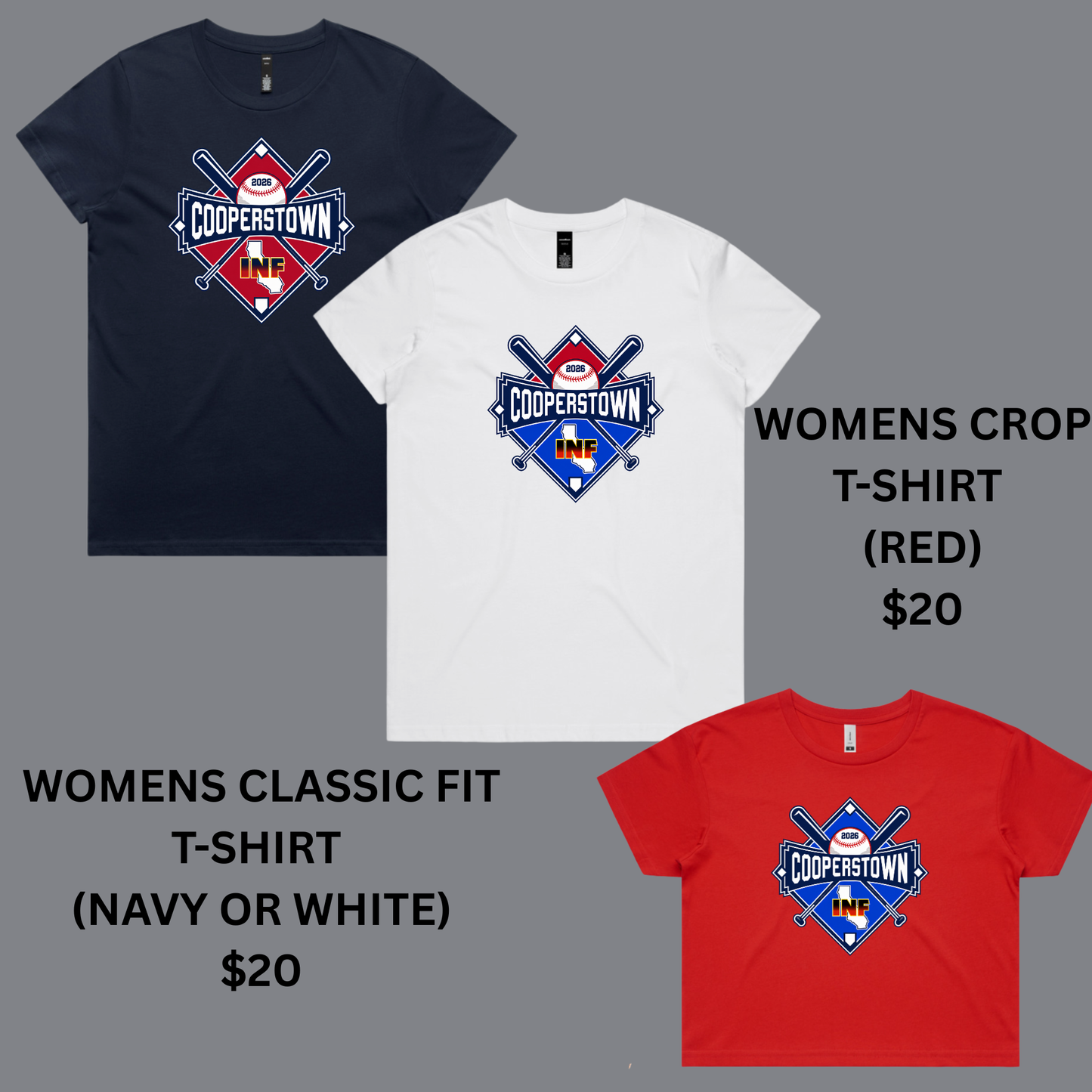 INF Women's T-Shirt (Classic Fit or Crop)