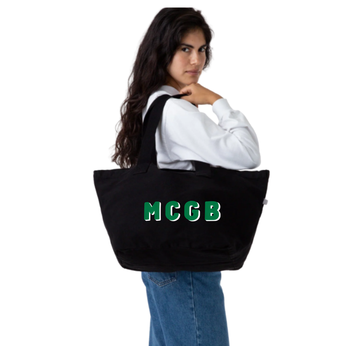 MCGB Bull Denim Tote Bag