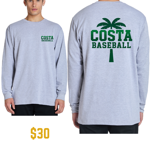 Long Sleeve T-Shirt - Costa Baseball