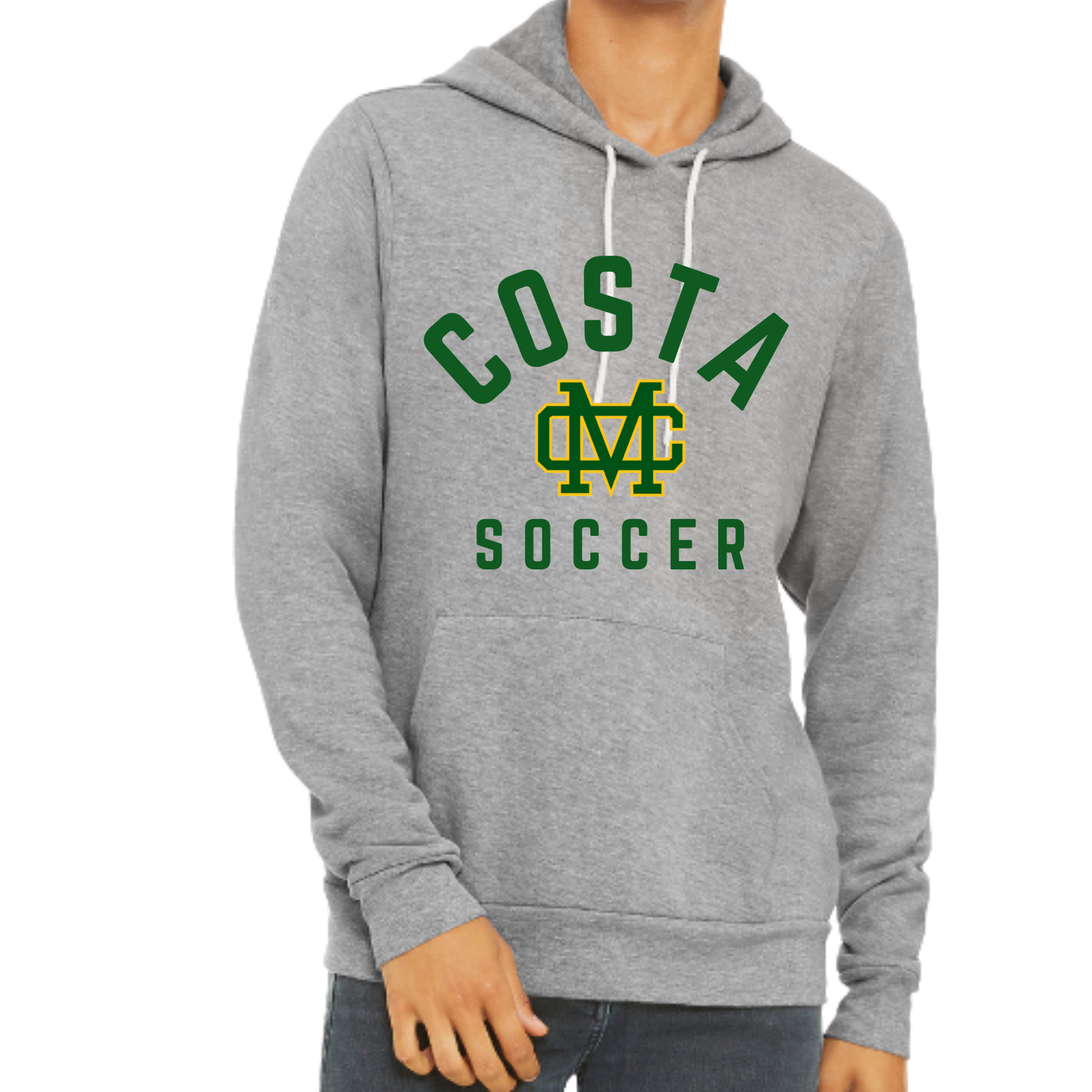 Unisex Gray Hoodie - Costa Soccer
