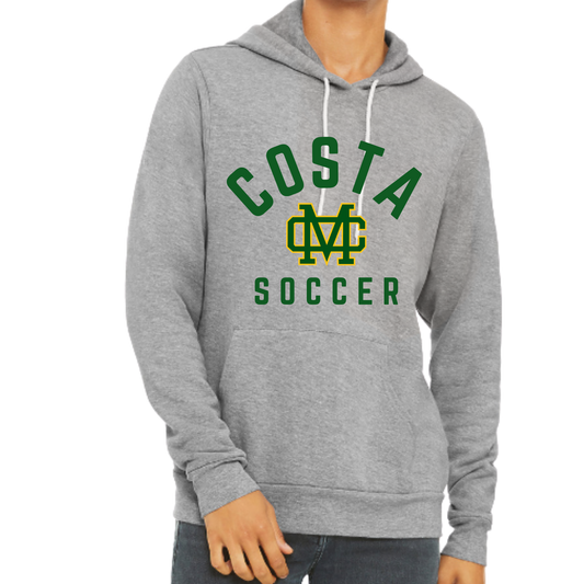 Unisex Gray Hoodie - Costa Soccer