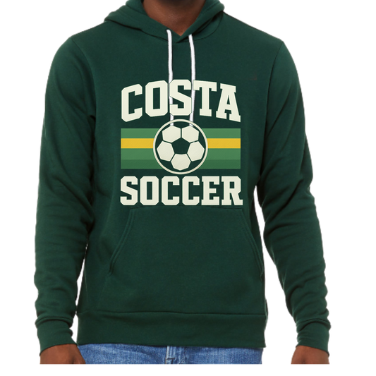 Unisex Forest Green Hoodie - Costa Soccer