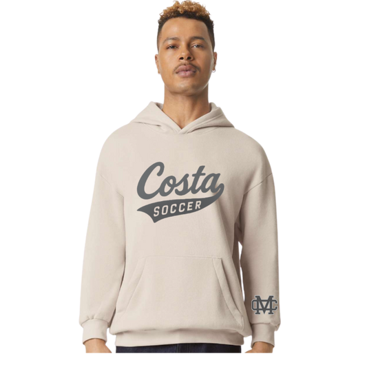 Unisex Beige Hoodie - Costa Soccer