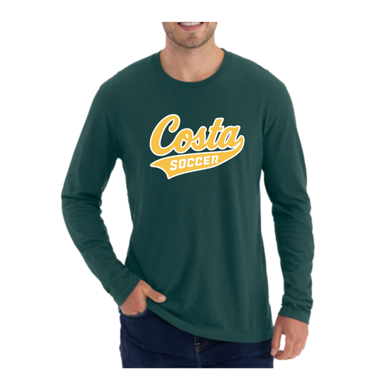 Unisex Forest Green Long Sleeve T-Shirt - Costa Soccer