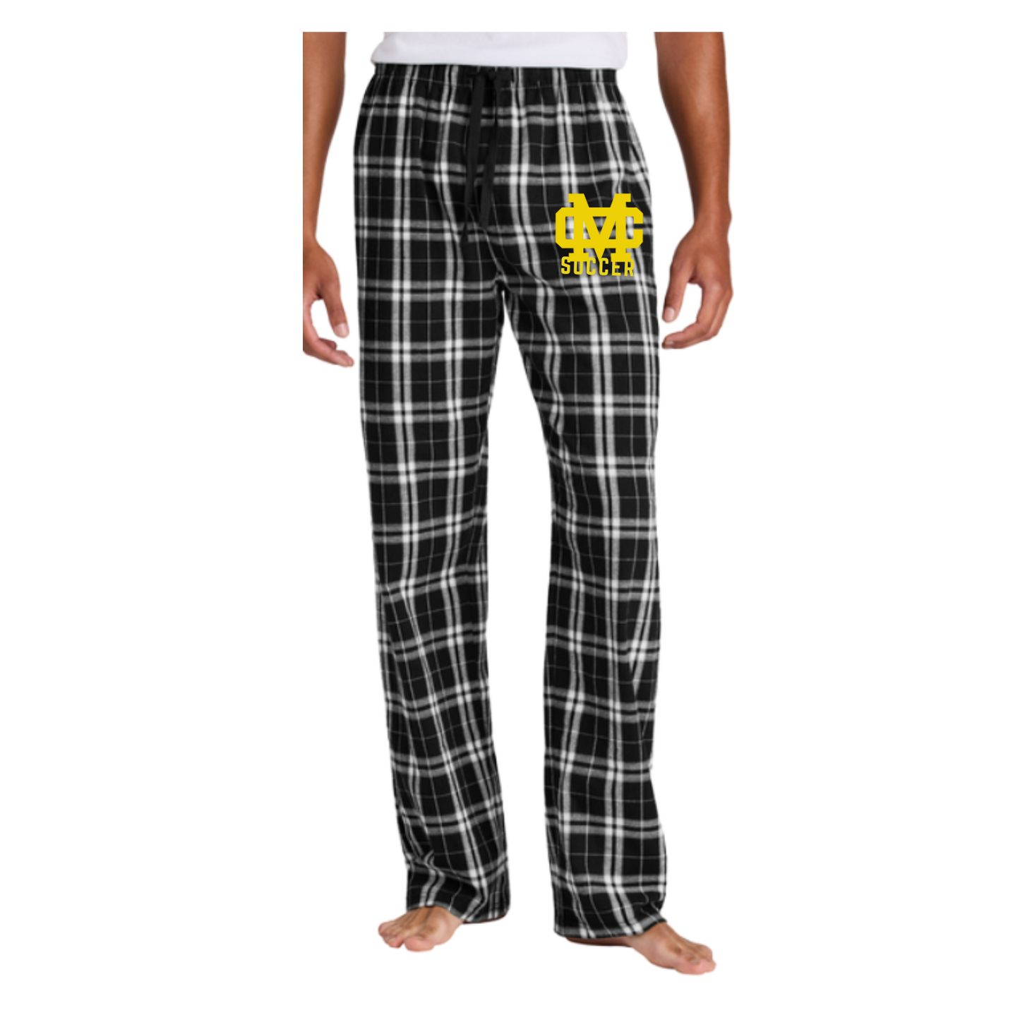Unisex Black Flannel PJ Pants - Costa Soccer