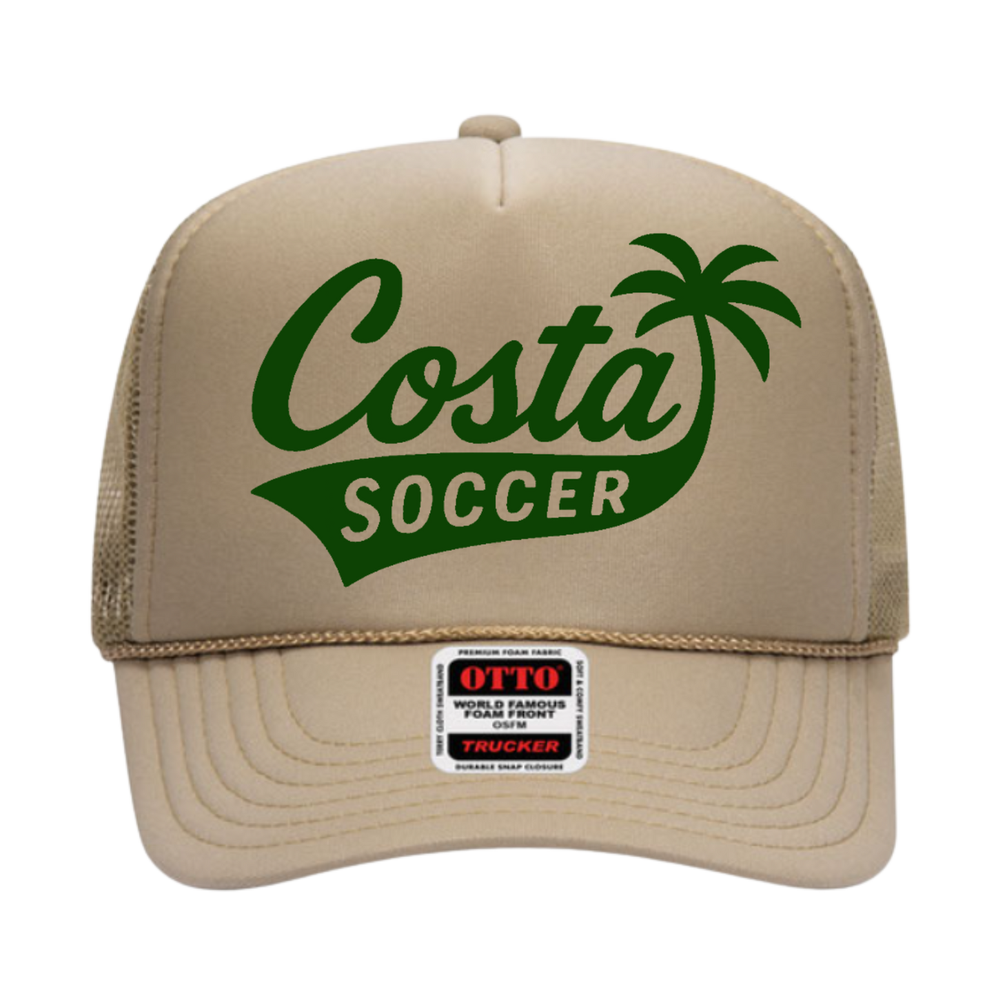 Tan Trucker Hat - Costa Soccer