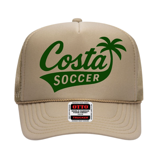 Tan Trucker Hat - Costa Soccer