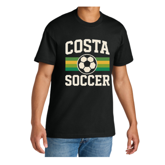 Black T-Shirt - Costa Soccer