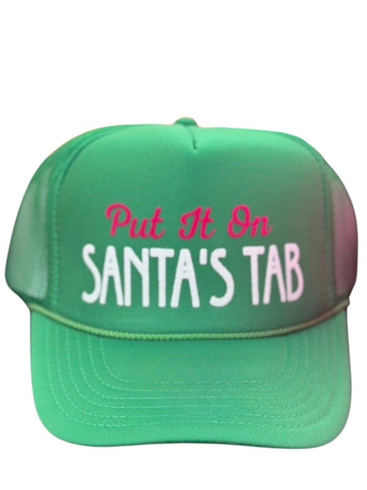 Holiday Trucker Hat PUT IT ON SANTA'S TAB