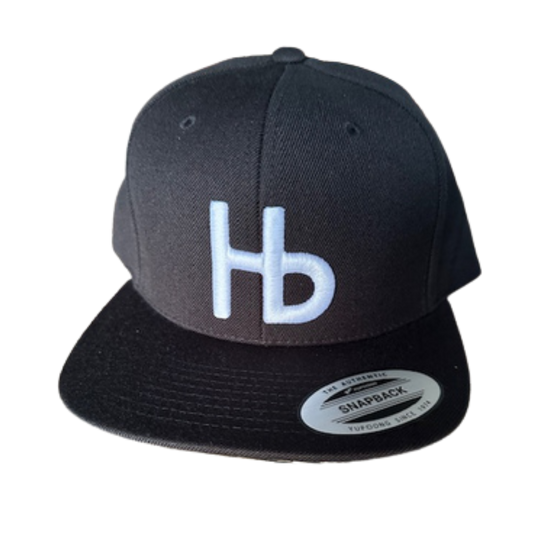 HBLL Embroidered Cap (Black Cap with White Logo)