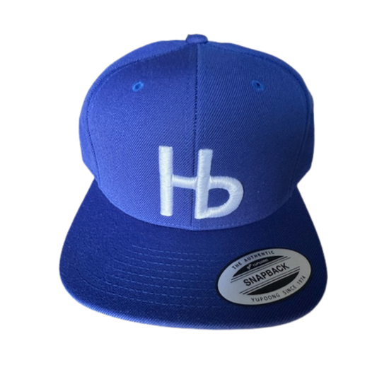 HBLL Embroidered Cap (Royal Blue with White Logo)