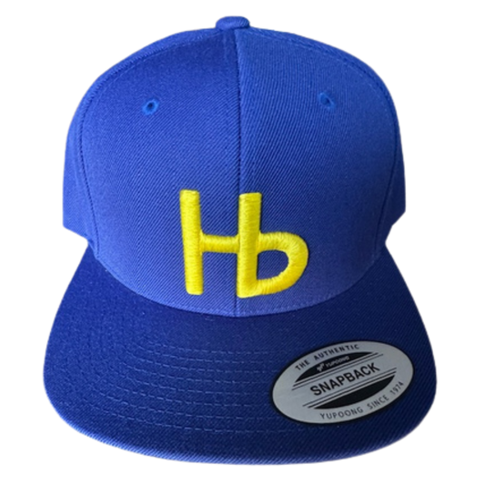 HBLL Embroidered Cap (Royal Blue with Yellow Logo)