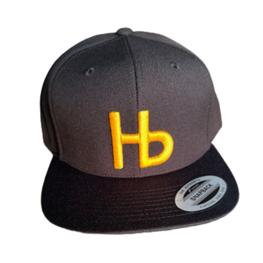HBLL Embroidered Cap (Black Cap with Gold Logo)