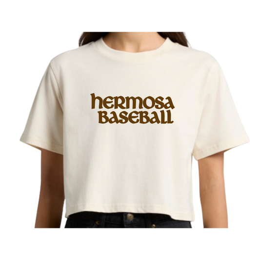 HBLL - Women Crop T-Shirt (Ecru)