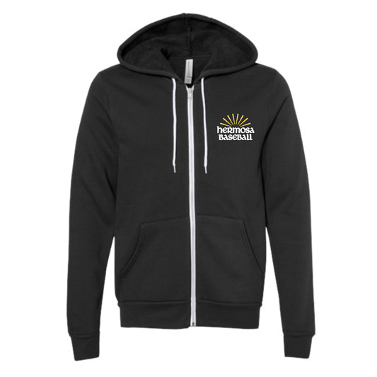 HBLL - Full Zip Hoodie (Black) (Unisex)