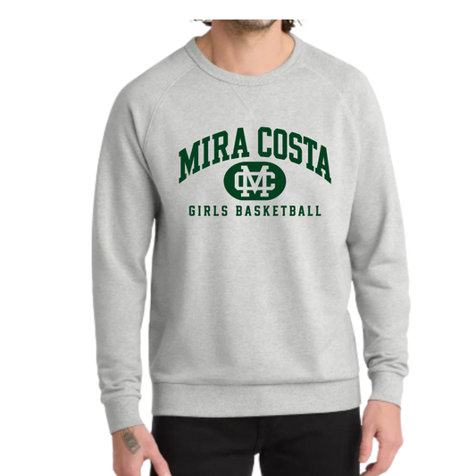 MCGB UNISEX ORGANIC FRENCH TERRY CREWNECK SWEATSHIRT (ATHLETIC GRAY)