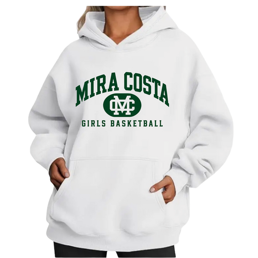 MCGB Women's Oversized Hoodie (White)