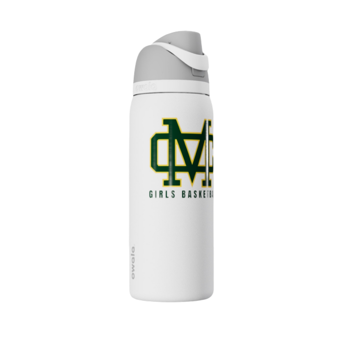 MCGB Owala FreeSip 24 oz. Stainless Steele Water Bottle (Cloud White)