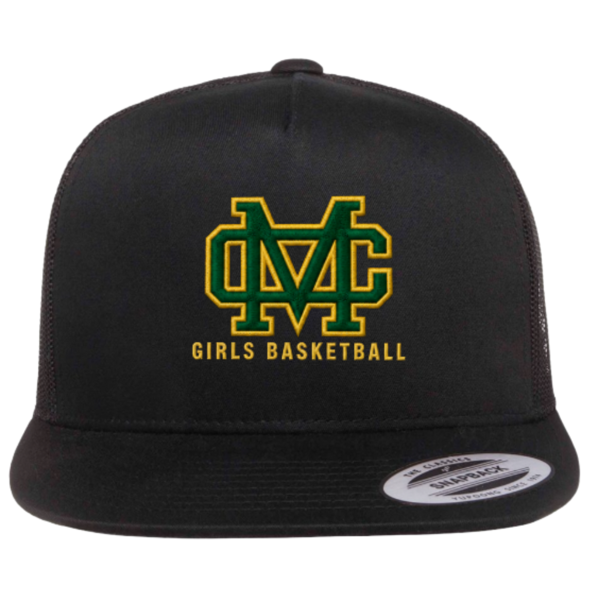MCGB BASEBALL CAP WITH EMBRODIERED LOGO (BLACK)