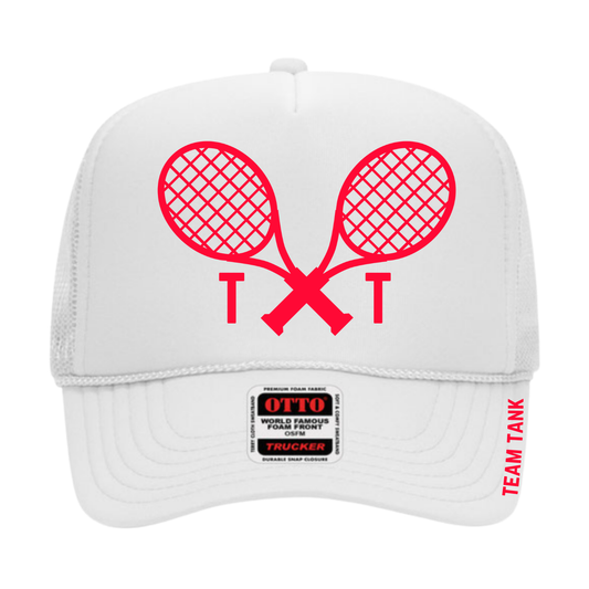 Team Tank - White Trucker Hat
